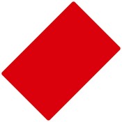 RED Poker Size Cut Card, BRY003938U