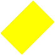 Yellow Poker Size Cut Card, BRY003941U