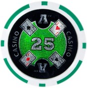 Ace Casino 14 gram - $25 Sold by the Roll25 pcs. per Roll, CPAC-$25*25
