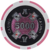 Ace Casino 14 gram - $5000 Sold by the Roll25 pcs. per Roll, CPAC-$5000*25