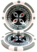 The Ultimate Poker Chip Series 14 gram - $1 Sold by the Roll 25 pcs. per Roll, CPUP-$1*25