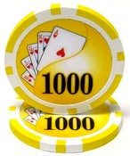 Yin Yang 13.5 Gram - $1000 Sold by the Roll 25 pcs. per Roll, CPYY-$1000*25