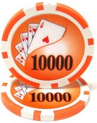 Yin Yang 13.5 Gram - $10000 Sold by the Roll 25 pcs. per Roll, CPYY-$10000*25