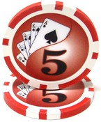 Yin Yang 13.5 Gram - $5 Sold by the Roll 25 pcs. per Roll, CPYY-$5*25