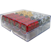 200 Ct Acrylic Chip Tray with Lid, GPCA-003