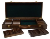 500 Ct Walnut Wooden Case, GCAS-500-W