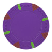 Triangle & Stick Blank 13.5g Poker Chips (25 Pack)-Purple, CPBLTS-PURPLE*25