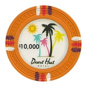 Desert Heat Series 13.5 Gram Poker Chips - $10000 Sold By the Roll of 25pcs., CPDH-$10000*25