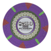 Mint 13.5 Gram Poker Chips - $500 (25 Pack), CPMT-$500*25