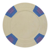 Blank Claysmith Double Trapezoid Poker Chip (25 Pack) - Yellow, CPSLBL-Yellow*25