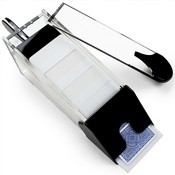8 Deck Acrylic Baccarat Shoe with Handle and Lid, GBAC-201