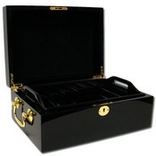 500 Ct Black Mahogany Wooden Case, GCAS-500-M