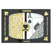 Copag Poker Size JUMBO Index - 1546 Black*Gold Setup, GCOP-101