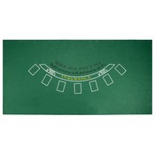 Green Blackjack Table Felt - Gaming Table Top for Blackjack, GFEL-002