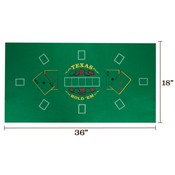 Double-Sided Craps Table & Roulette Casino Felt, GFEL-604