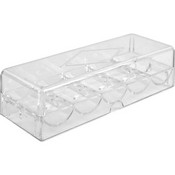 100 Ct Acrylic Chip Tray With Lid, GPCA-002