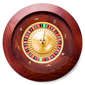 18" Casino Grade Deluxe Wooden Roulette Wheel, GROU-002