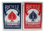 Set of 12 Rider Back Decks Red & Blue Reg Index Bicycle Cards, GUSP-001*6.002*6