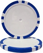 Blue Eight Stripe Chips Sold by the Roll 25 pcs. per Roll, CPBL14-BLUE*25