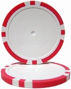 Pink Eight Stripe Chips Sold by the Roll 25 pcs. per Roll, CPBL14-PINK*25