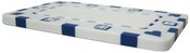 5 White Rectangular Poker Chips, CPPP-White*5