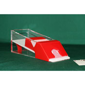 Clear with Red Trim Shoe, AGS-SHOD42