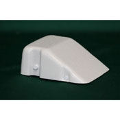 White Heavy Duty Vacuum Formed Shoe Roller with Double Rollers, SHOR1W