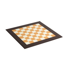 18" Leatherette Chess Board - Brown/White, 1024