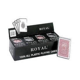 Royal Plastic Bridge Size Cards (12 Decks), 2088