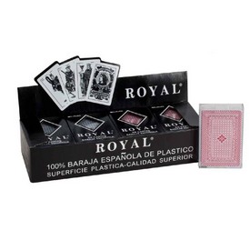 Deluxe Spanish Plastic Cards (12 Decks), 2092
