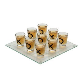10" Drinking Tic Tac Toe Game - New, 2192D