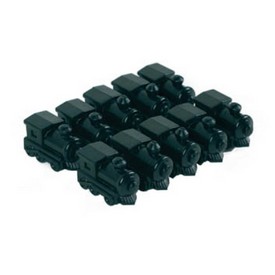 10Pc/Bag Black Train Markers - 1 3/8", 2716M-BLK