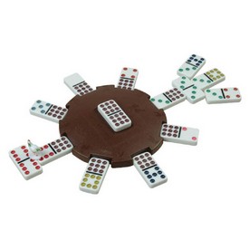 Crowing Chicken Domino Center Piece W/2 Chicken Markers, 2724