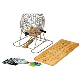 9" Metal Bingo Set W/ Metal Frame, 5201A