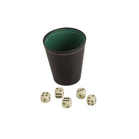 Standard Dice Cup W/5 Dice, 7814
