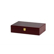 4" Wooden Indian Chessmen Pieces In A Wooden Storage Box, 2103A