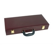 Burgundy Case Western Mah Jong W/ Racks & Pushers, 2400BP