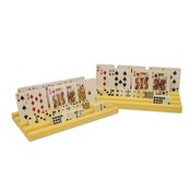 2Pc Plastic Domino & Playing Card Holder, 2405A
