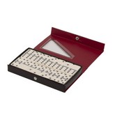 Jumbo Vinyl Case Double 6 Dominoes, 2411