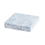 200Pc 16Mm White Dice W/ Blue Dots - New, 2500P-WTBL