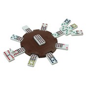 Crowing Chicken Domino Center Piece W/2 Chicken Markers, 2724