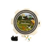 2 In 1 Whistling Train & Crowing Chicken Hub With Markers, 2729