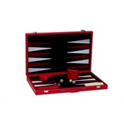 18" Red/White Backgammon (Inlaid Design), 3044L
