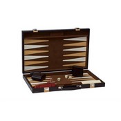 18" Brown/Tan Backgammon Set, 3046L