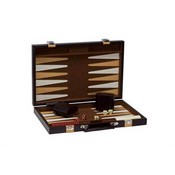 15" Brown/Tan Backgammon Set, 3046M