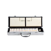 Deluxe Rummy With Wooden Racks In Aluminum Case, 5017AL