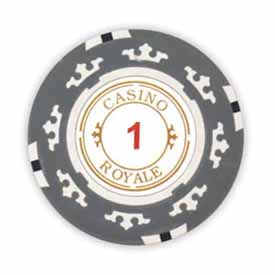 Casino Royale  14 Gram Poker Chips - $1 (25 Pack), casinoroyale1