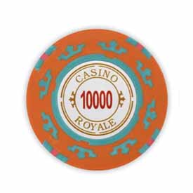 Casino Royale  14 Gram Poker Chips - $10000 (25 Pack), casinoroyale10000