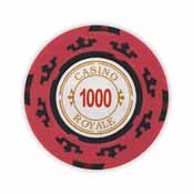Casino Royale  14 Gram Poker Chips - $1000 (25 Pack), casinoroyale1000