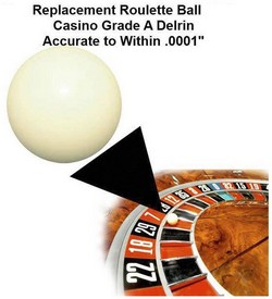 Ball for Roulette Wheel (Pill), AGS20-100
